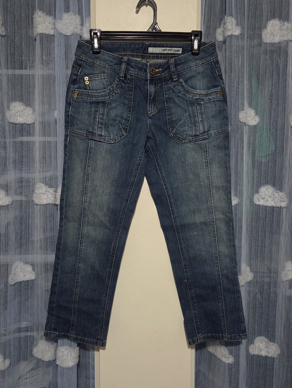 Vintage DKNY Jeans Denim Capris/Cropped Ankle Jeans